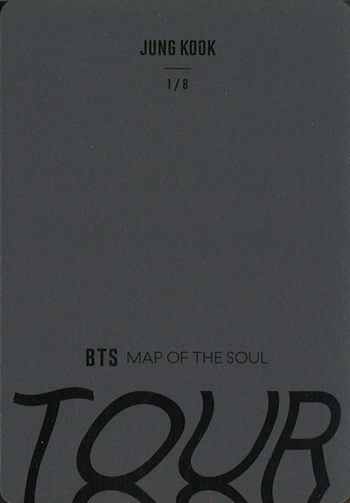 BTS MAP OF THE SOUL JUNG KOOK ミニフォトカード 1/8 - メルカリ