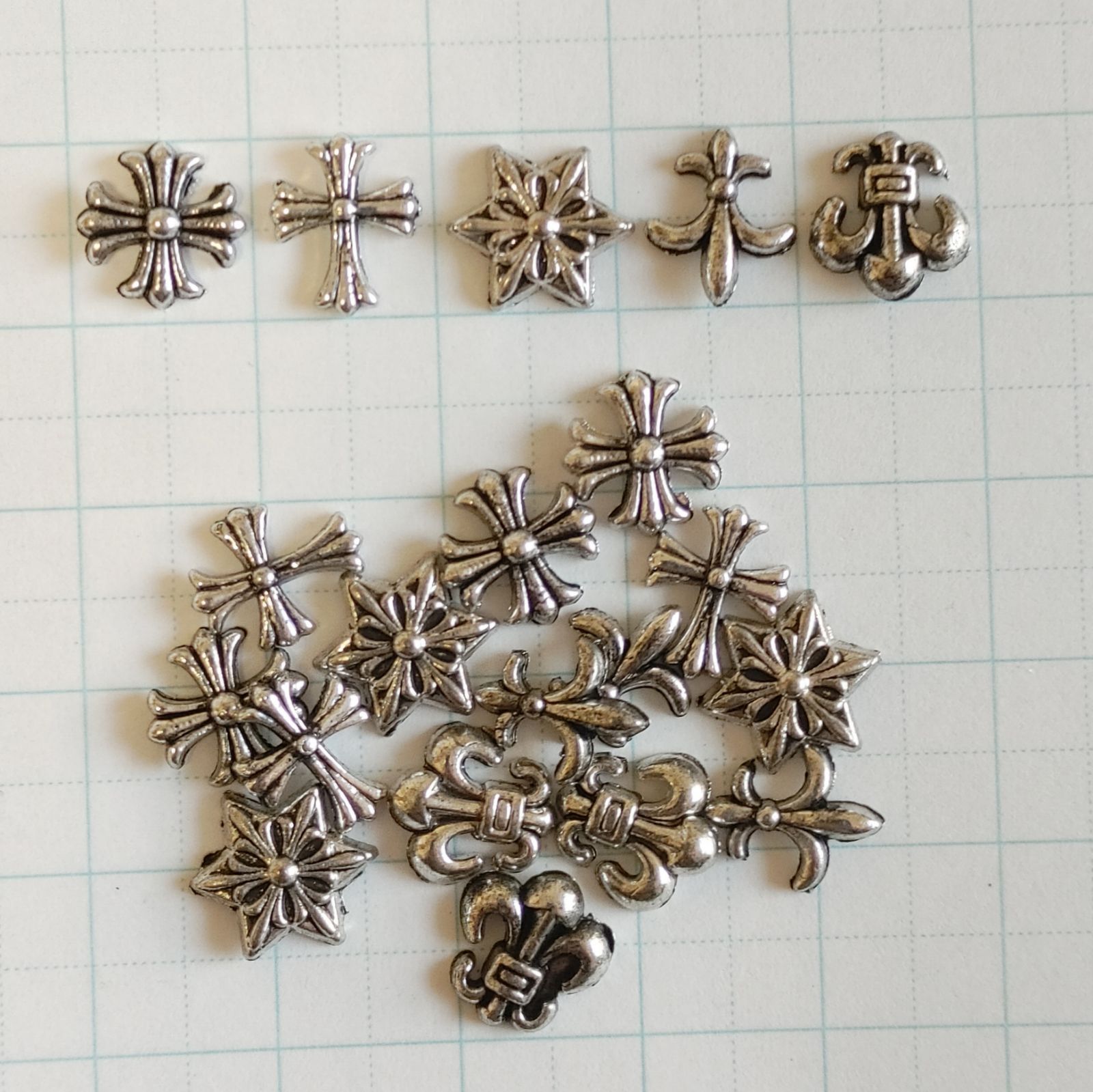 数量限定 ゴシック ロック シルバーパーツ まとめ売り - メルカリ