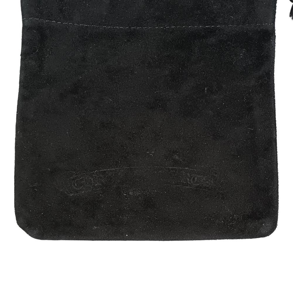 CHROME HEARTS クロムハーツ スウェード 巾着 革袋 2点 シルバー
