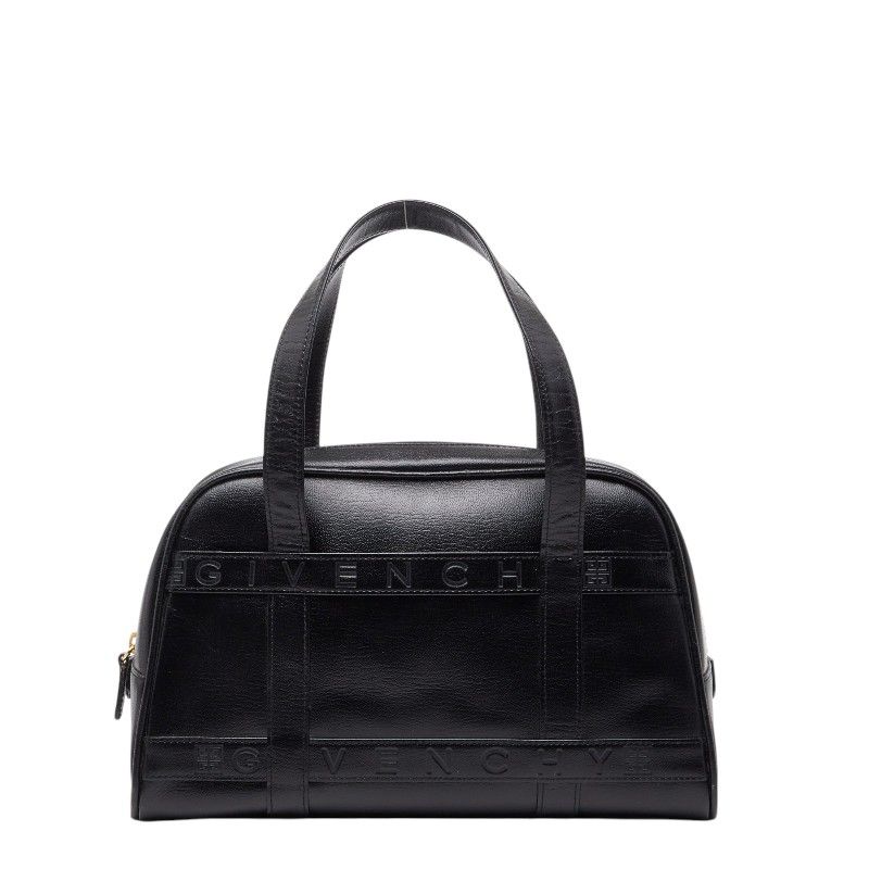 ジバンシー 4Gロゴ ミニボストン バンドバッグ ブラック レザー