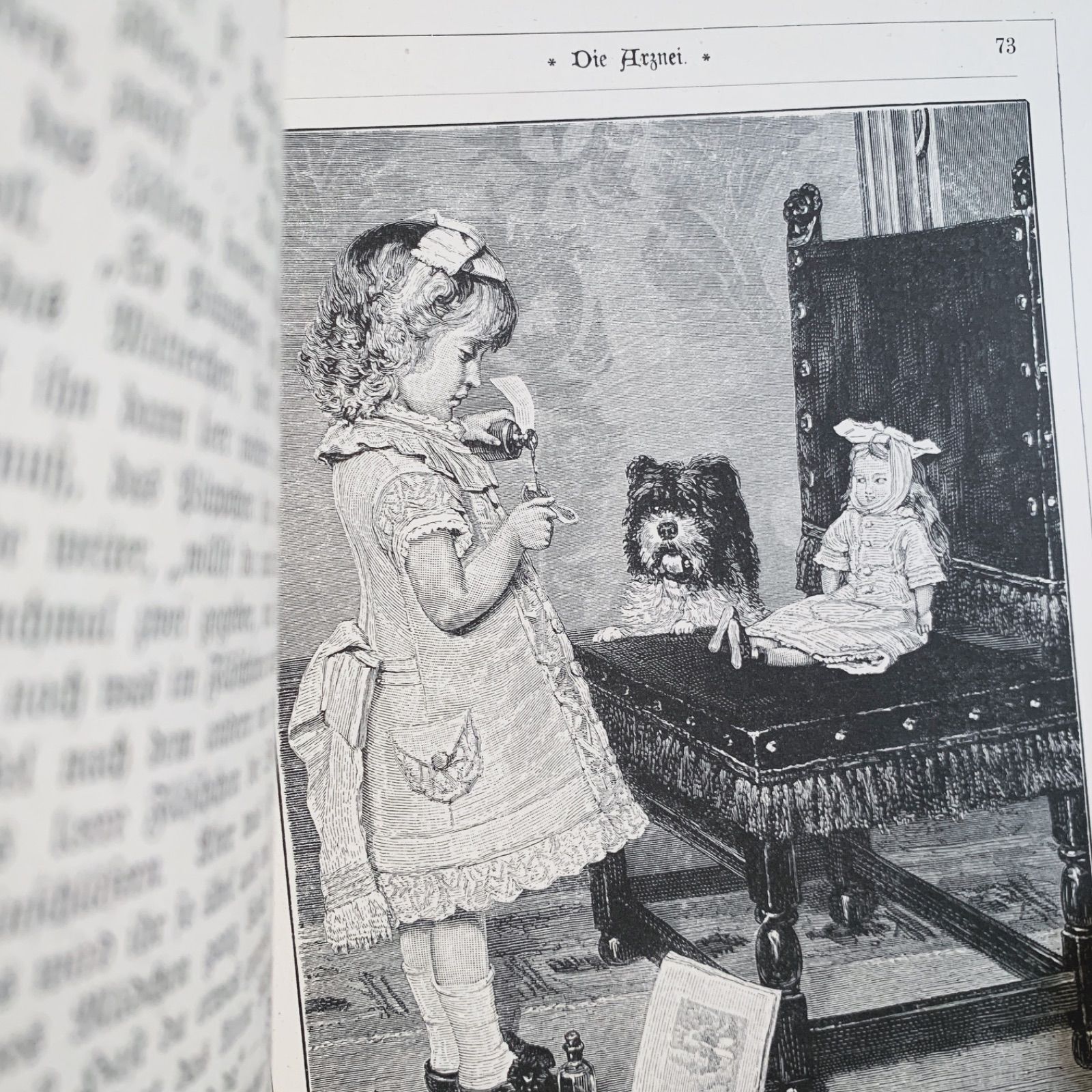 19世紀末〜20世紀初頭頃出版-年代物の素敵な印刷による挿画- ドイツ