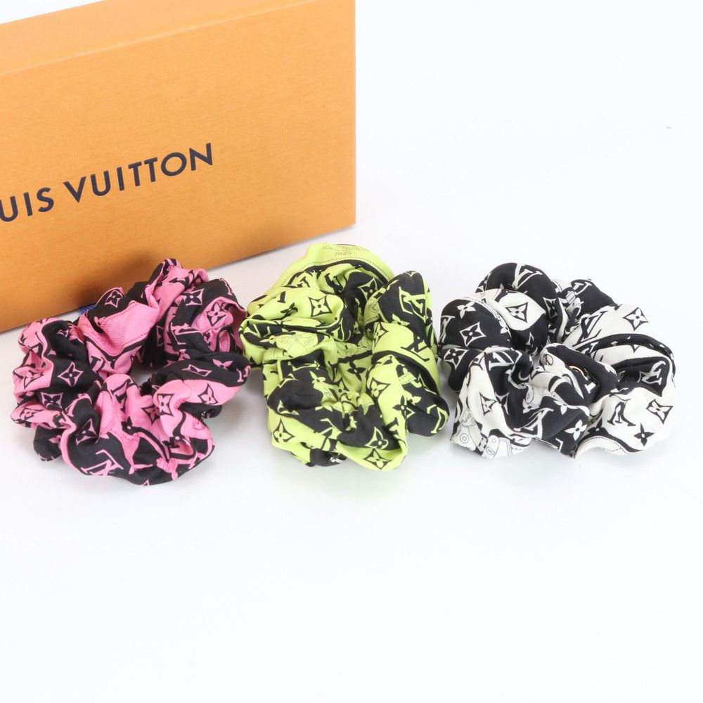 新品同様 ルイヴィトン モノグラム シュシュ コンフィデンシャル 3点