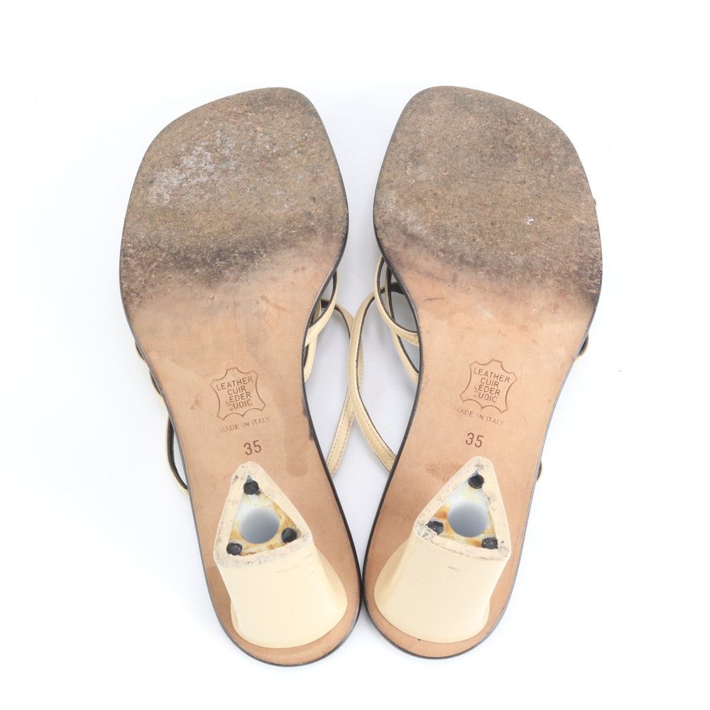 フェンディ ズッカ ミュール サンダル 35 FF ヒール 靴 シューズ