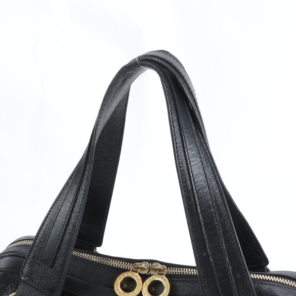 極美品 ブルガリ チャンドラ レザー トート バッグ 肩掛け ショルダー