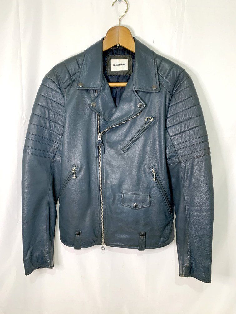 MONKEY TIME モンキータイム ダブルライダースジャケット 羊革1286-199