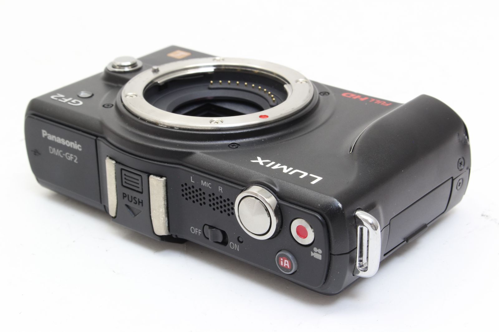 B+ (並品) Panasonic パナソニック LUMIX DMC-GF2 ボディ ブラック