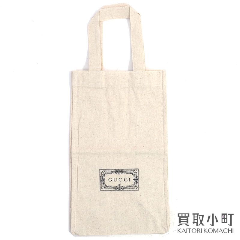 グッチ ロゴプリント エコバッグ コットン ノベルティ - メルカリ