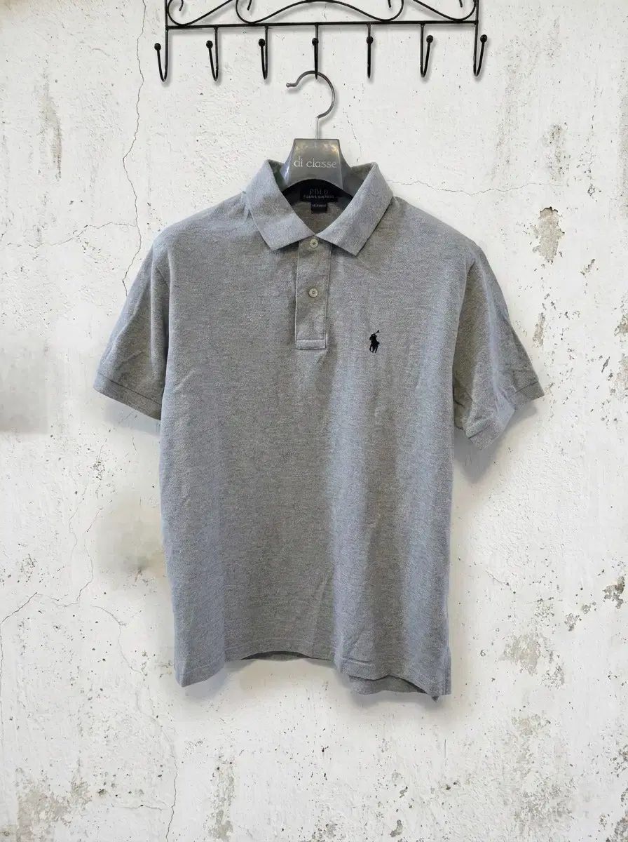 ポロ ラルフローレン グレー 半袖 カラーTシャツ M POLO Tシャツ RALPH
