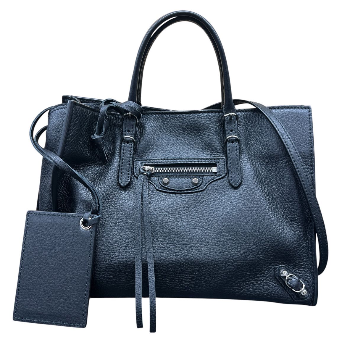 BALENCIAGA 極美品 バレンシアガ ペーパー A6 ジップアラウンド 2way