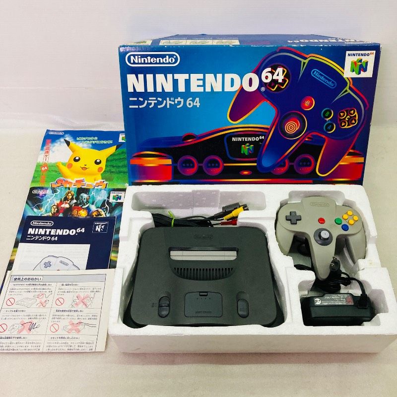 1円】任天堂 ニンテンドー64 本体 セット 未検品ジャンク ロクヨン 箱
