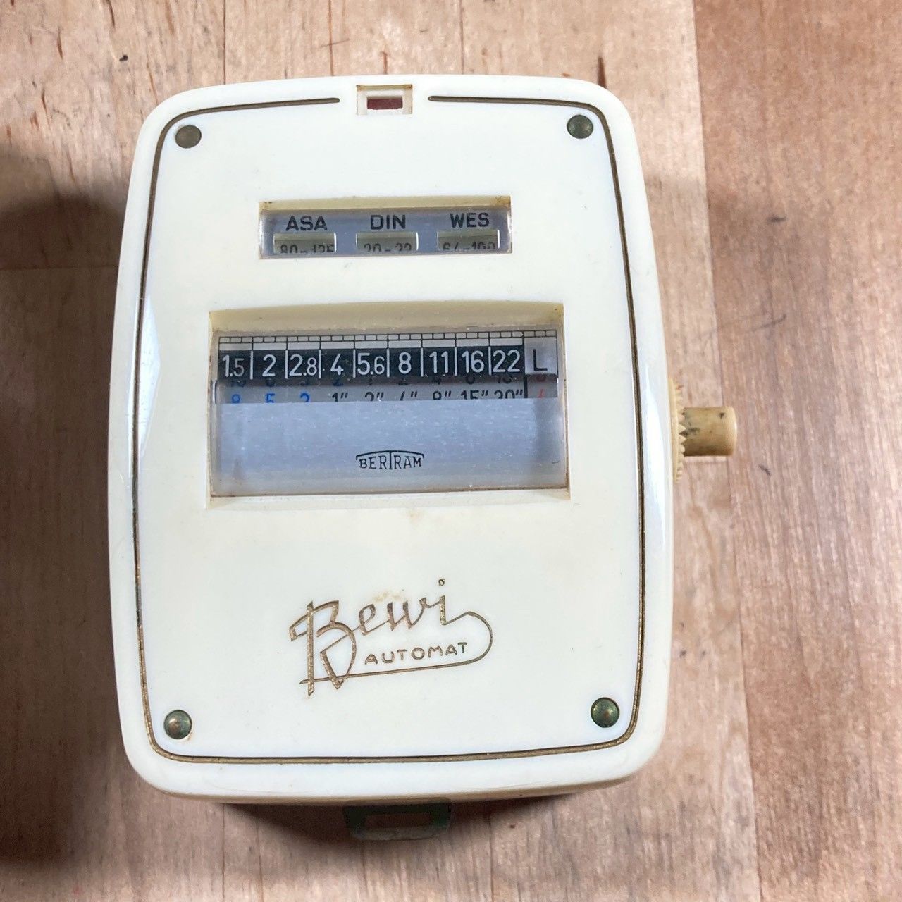 Bertram Bewi Automat 露出計 ヴィンテージ フィルムカメラ用 手動式