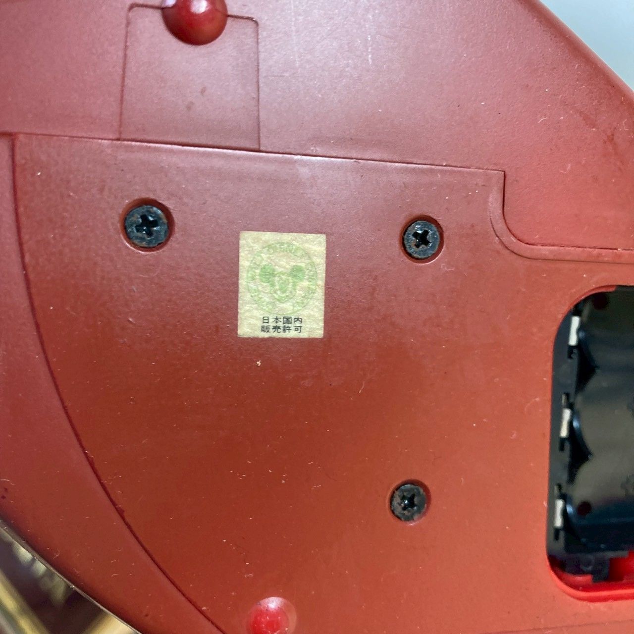 ☆極美品☆ヴィンテージ レトロ ミッキーマウス　Disney Timeウェイクアップ　置時計 ミッキーマウス　Disney Timeウェイクアップ　置時計