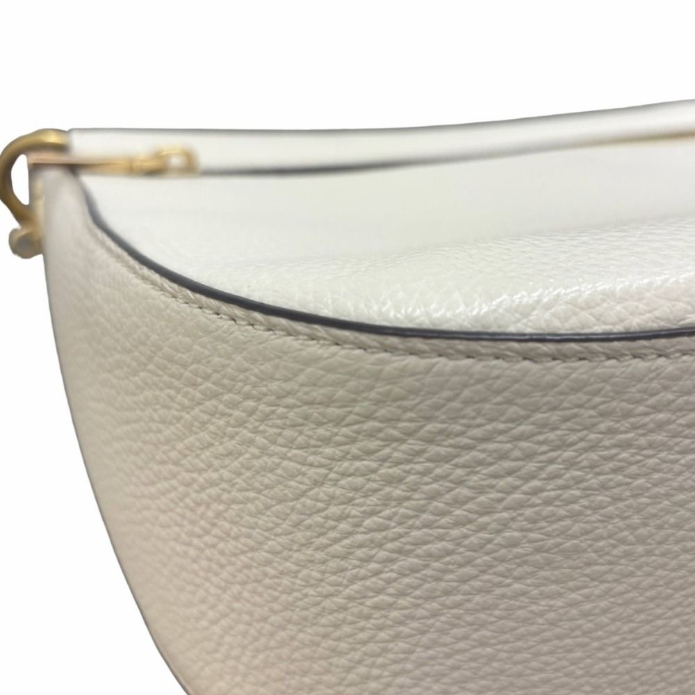 コーチ 2way バッグ ホワイト ゴールド C5686 美品 レザー 中古 COACH