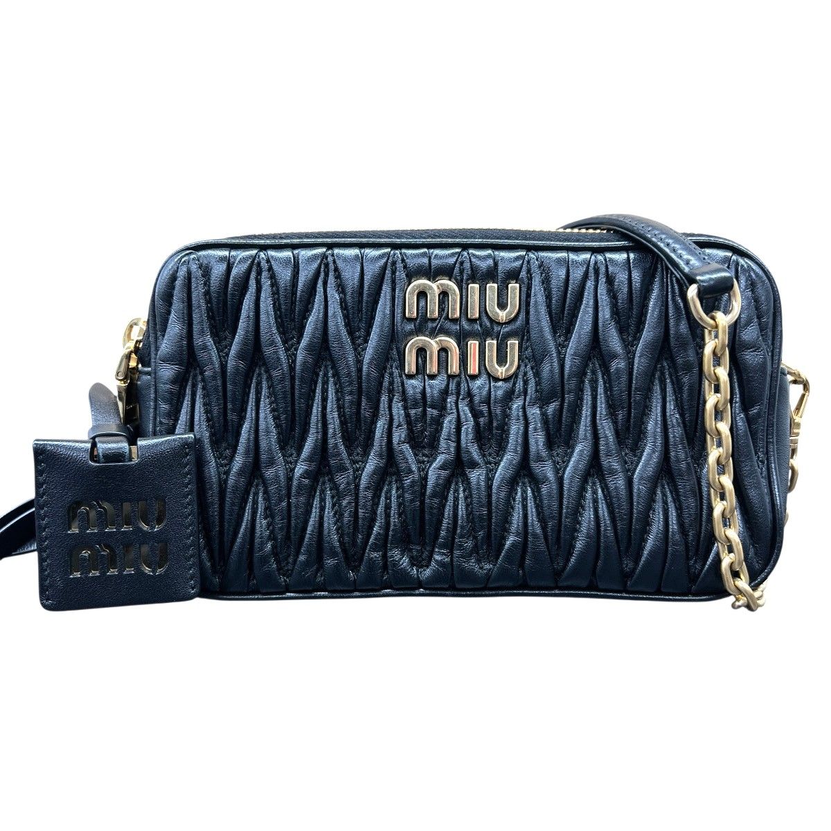 MIUMIU 希少 極美品 ミュウミュウ マテラッセ ギャザー 2way