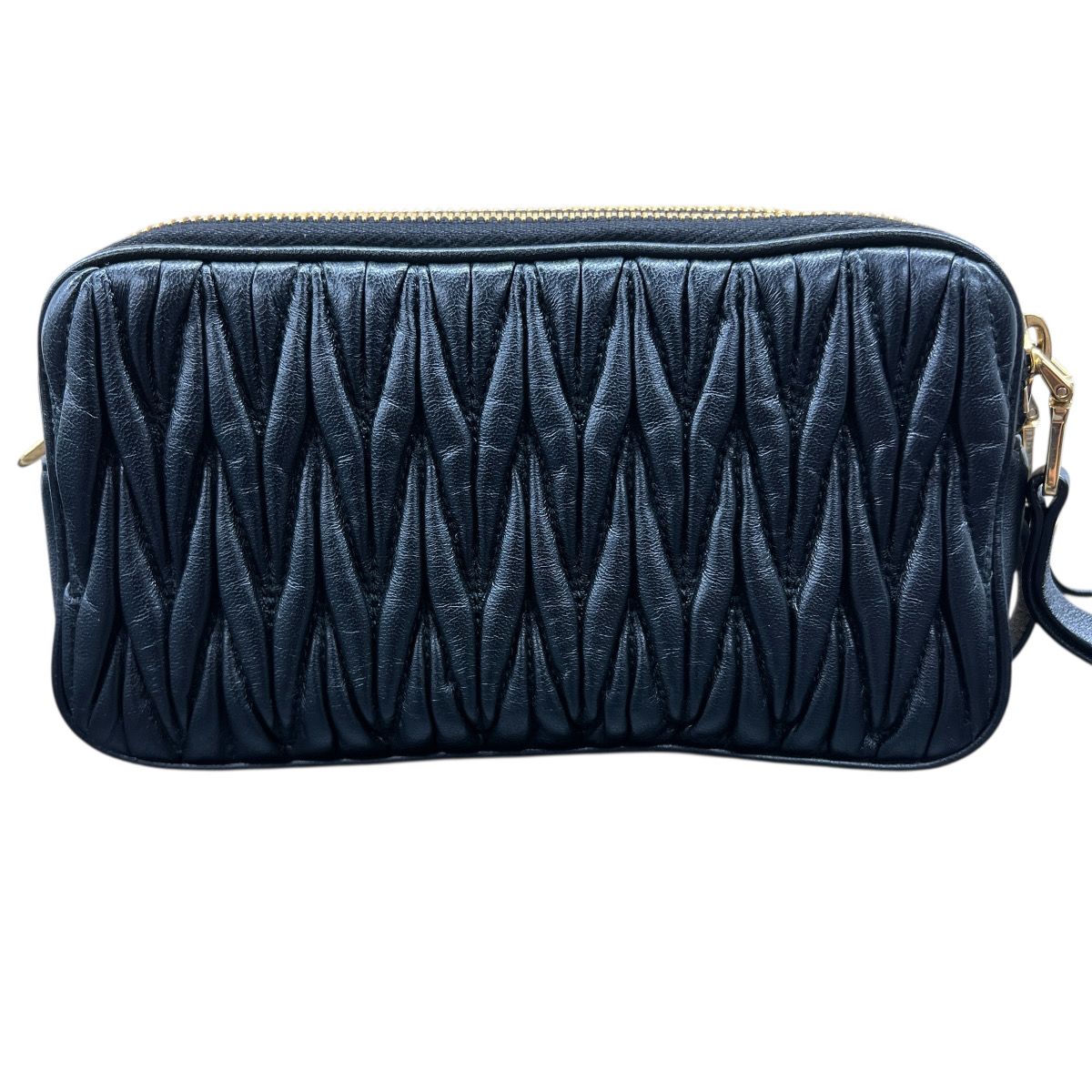 MIUMIU 希少 極美品 ミュウミュウ マテラッセ ギャザー 2way