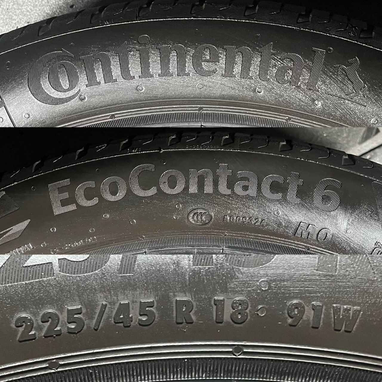 2024/2021/2020年製 約8～9.4分山 コンチネンタル Continental エコ 