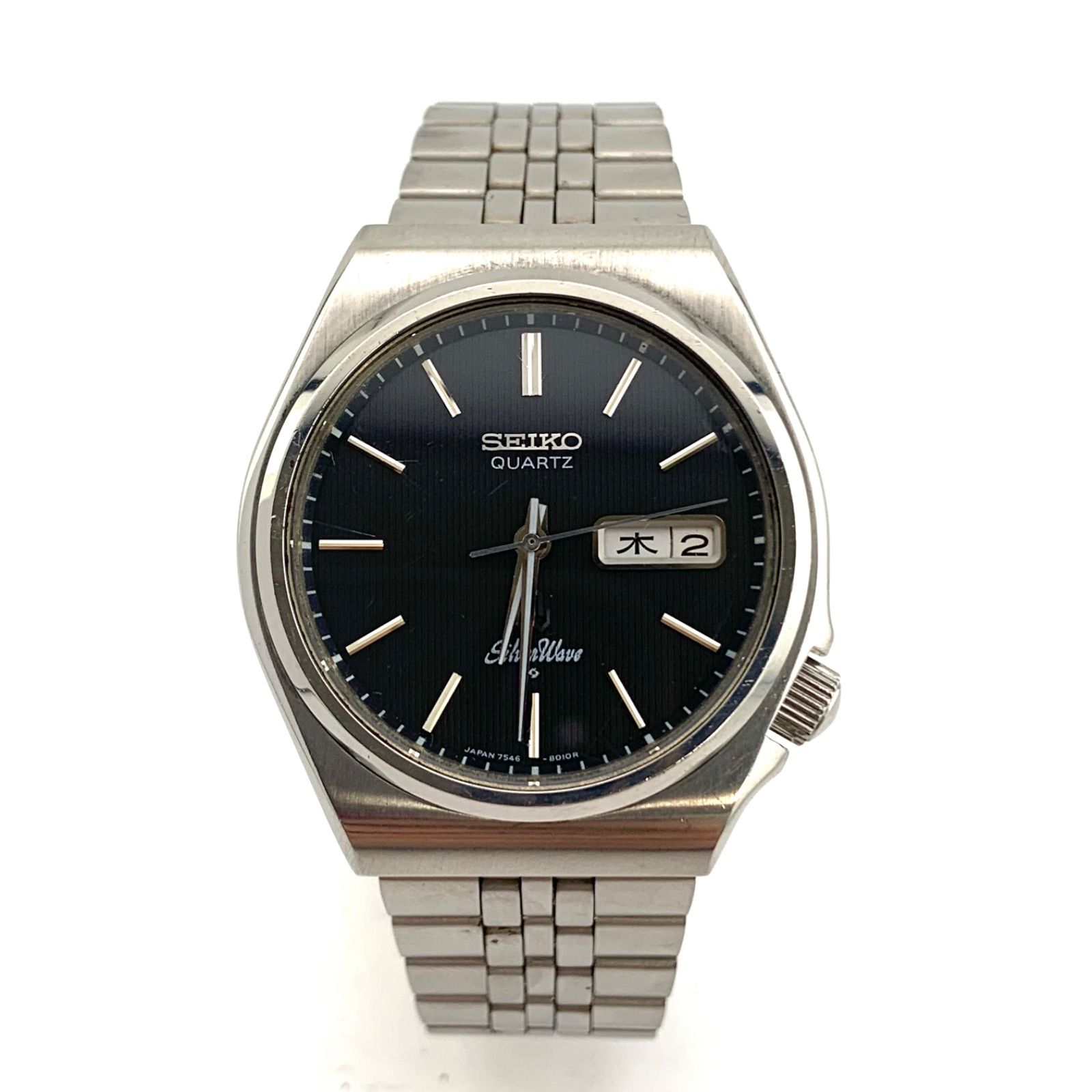 中古】SEIKO Silver Wave 7546-802A クォーツ 腕時計 ブラック - メルカリ
