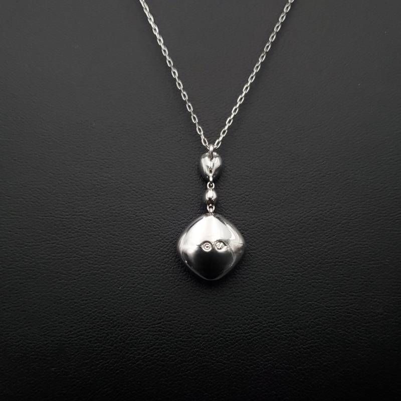 SWAROVSKI スワロフスキー ネックレス ペンダント パヴェ スクエア 