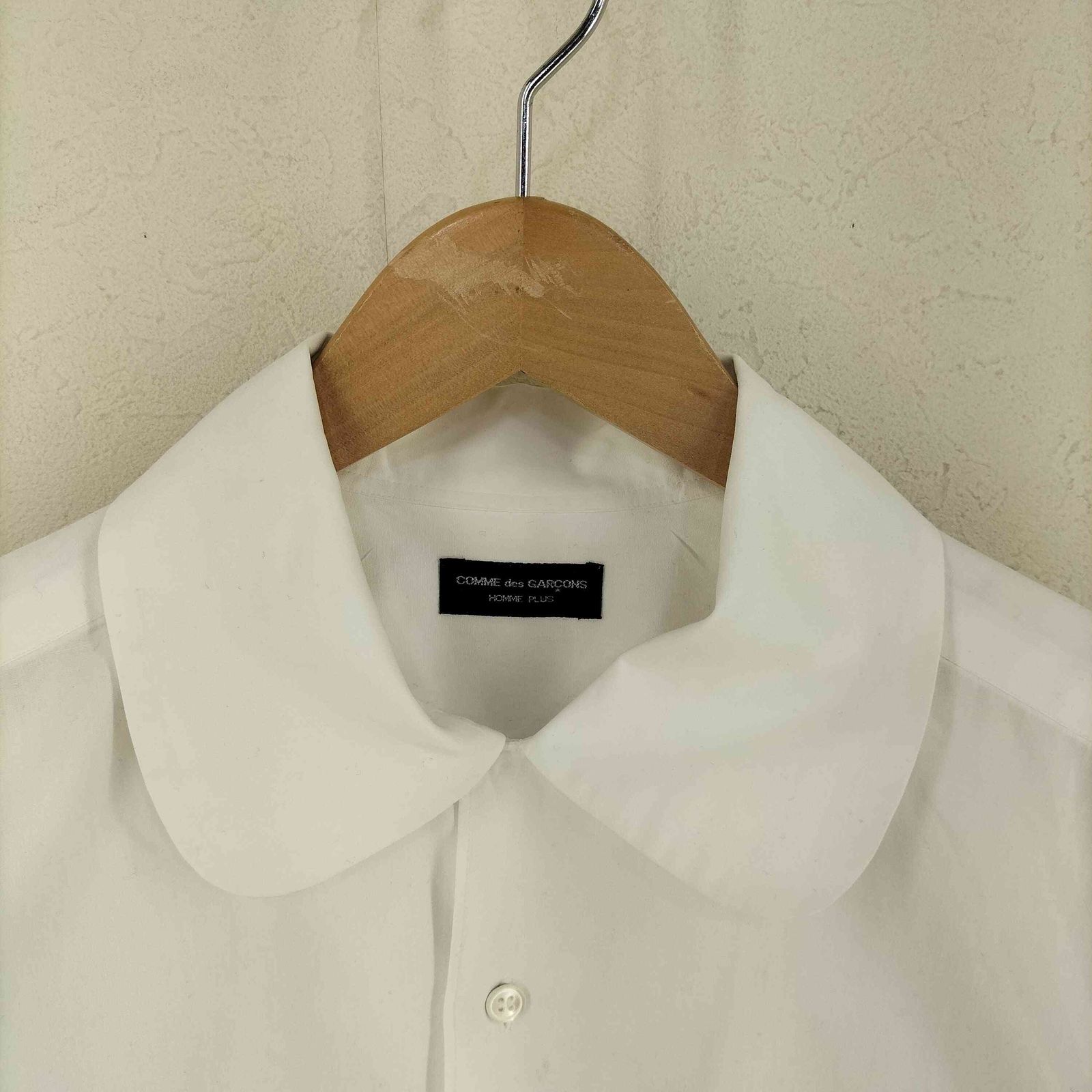 コムデギャルソンオムプリュス 丸襟シャツ コムデギャルソンオムプリュス COMME des GARCONS HOMME PLUS AD1987