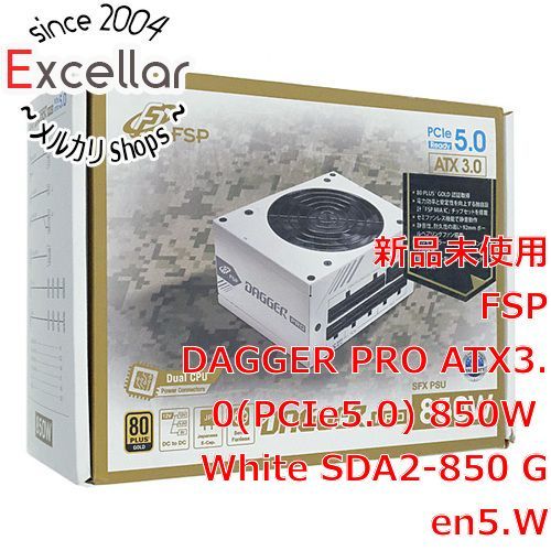 bn:7] FSP SFX電源ユニット DAGGER PRO ATX3.0(PCIe5.0) 850W White