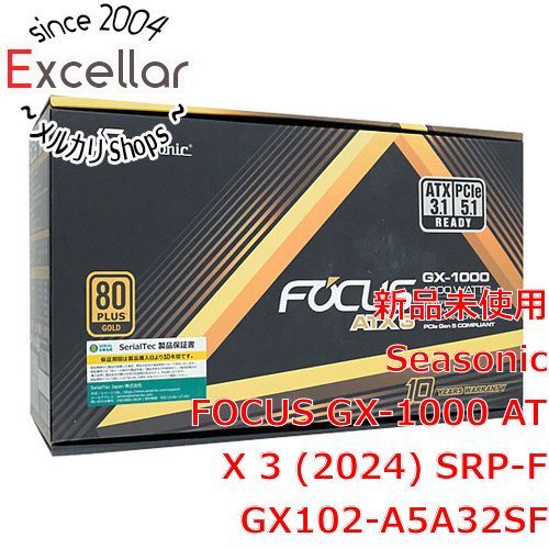 [bn:8] Seasonic　電源ユニット FOCUS GX-1000 ATX 3 (2024)　SRP-FGX102-A5A32SF