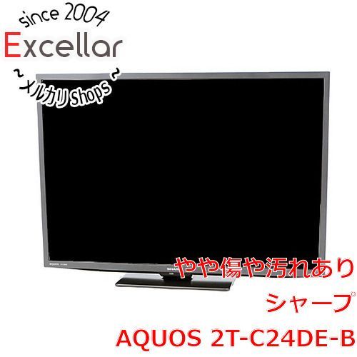 bn:7] SHARP 24V型 液晶テレビ AQUOS 2T-C24DE-B ブラック リモコン