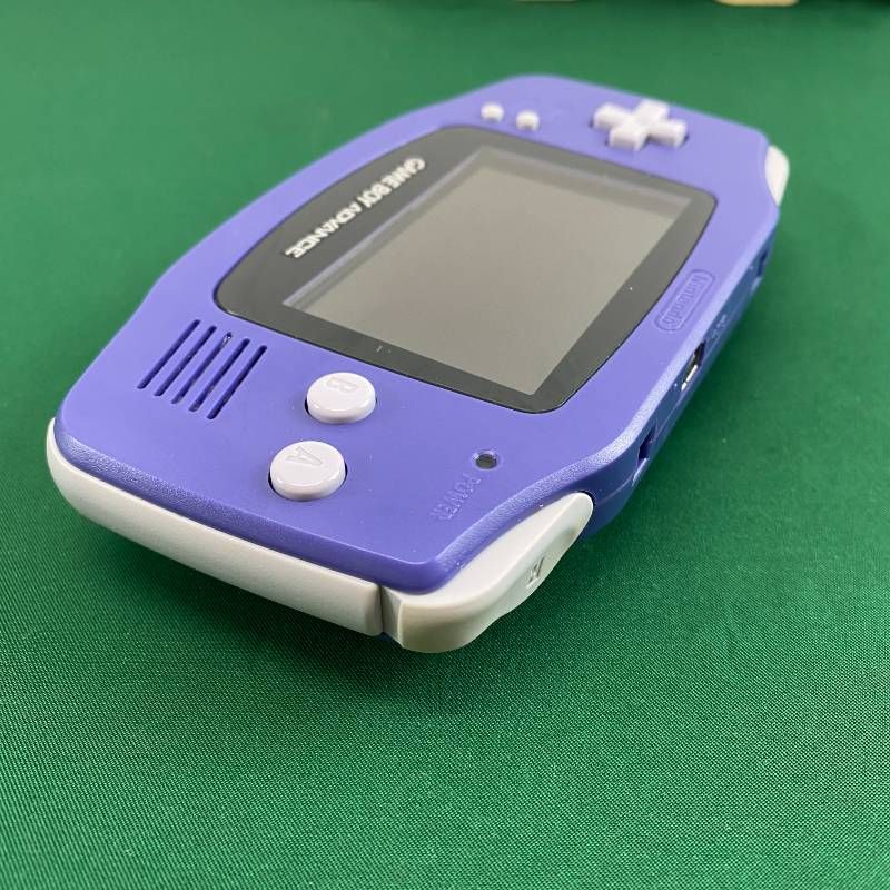 【箱付き】ゲームボーイアドバンス　バイオレット　紫　AGB-001 ◇KA111【美品】Nintendo GAMEBOY ADVANCE AGB-001 バイオレット 本体