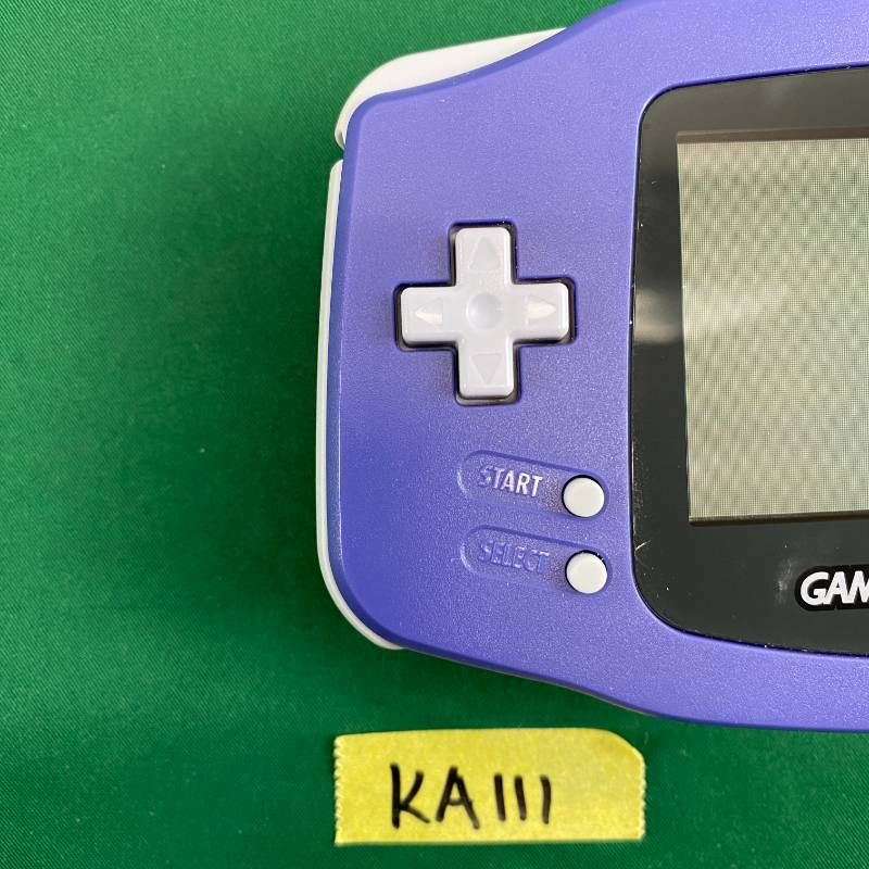 ◇KA111【美品】Nintendo GAMEBOY ADVANCE AGB-001 バイオレット 本体
