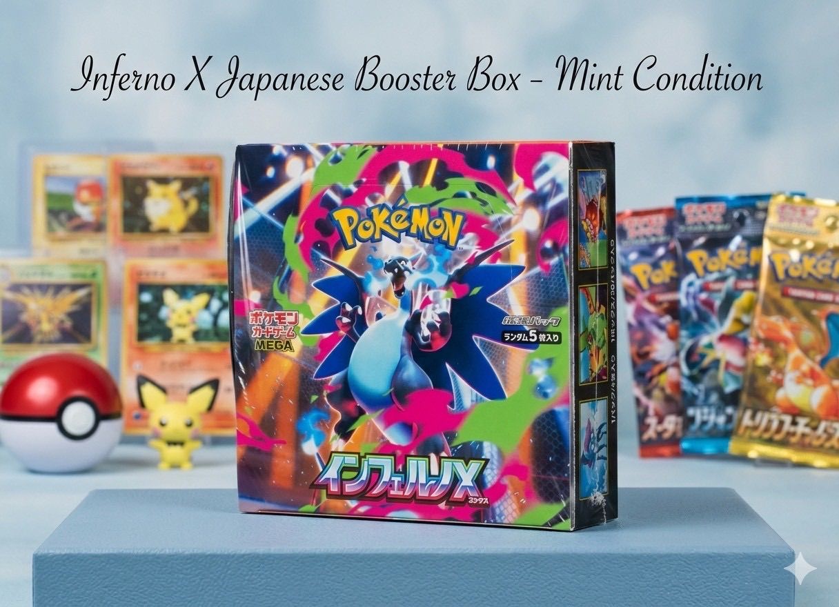 ポケモンカードゲーム InfernoX1BOXShrinkwrappedBrand New ✓ [New and Unopened, Shrink-wrapped] Pokémon Card Game Inferno X