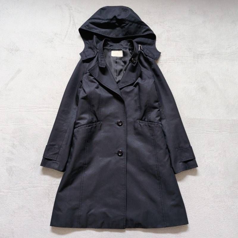 アベニールエトワール Aveniretoile フード付 コート 34 ネイビー 2WAY