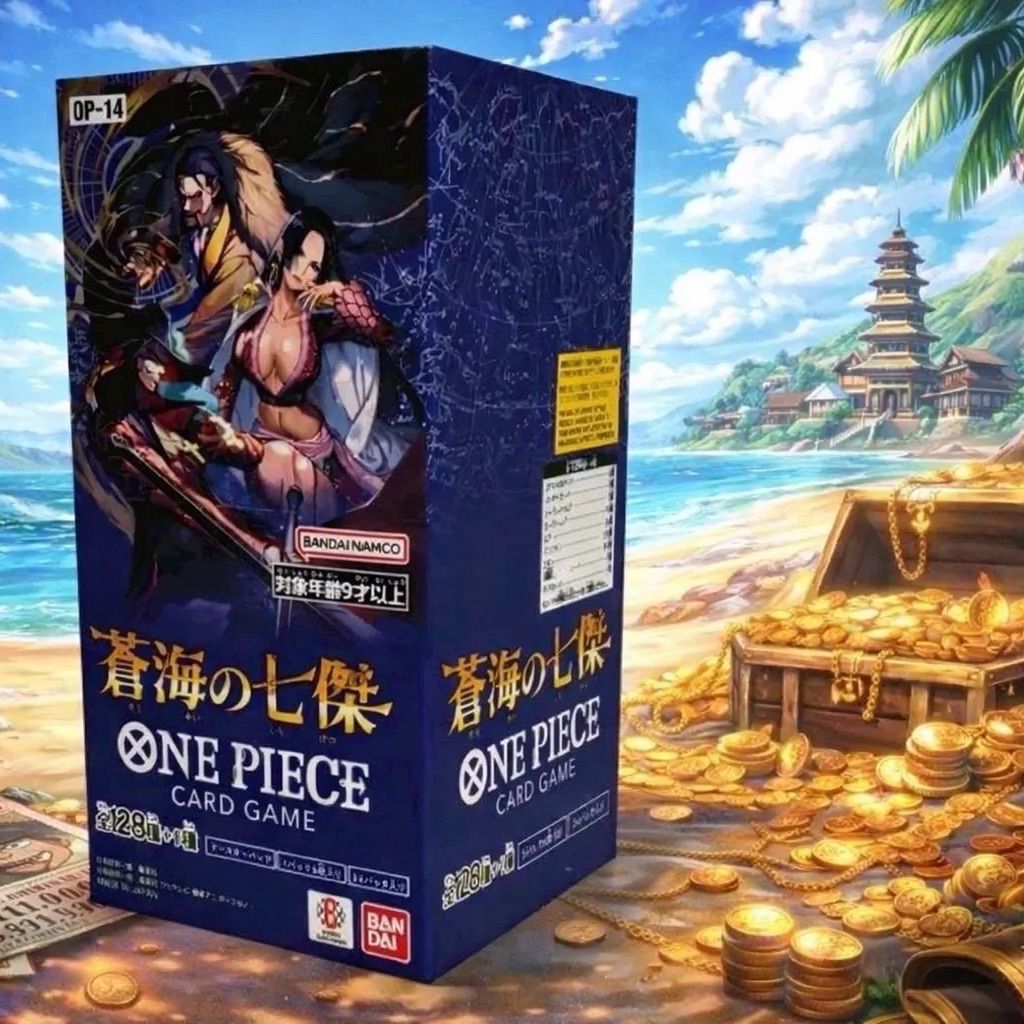 ✓【新品】ONE PIECEカードゲーム OP-14 蒼海の七人 ブースターパック