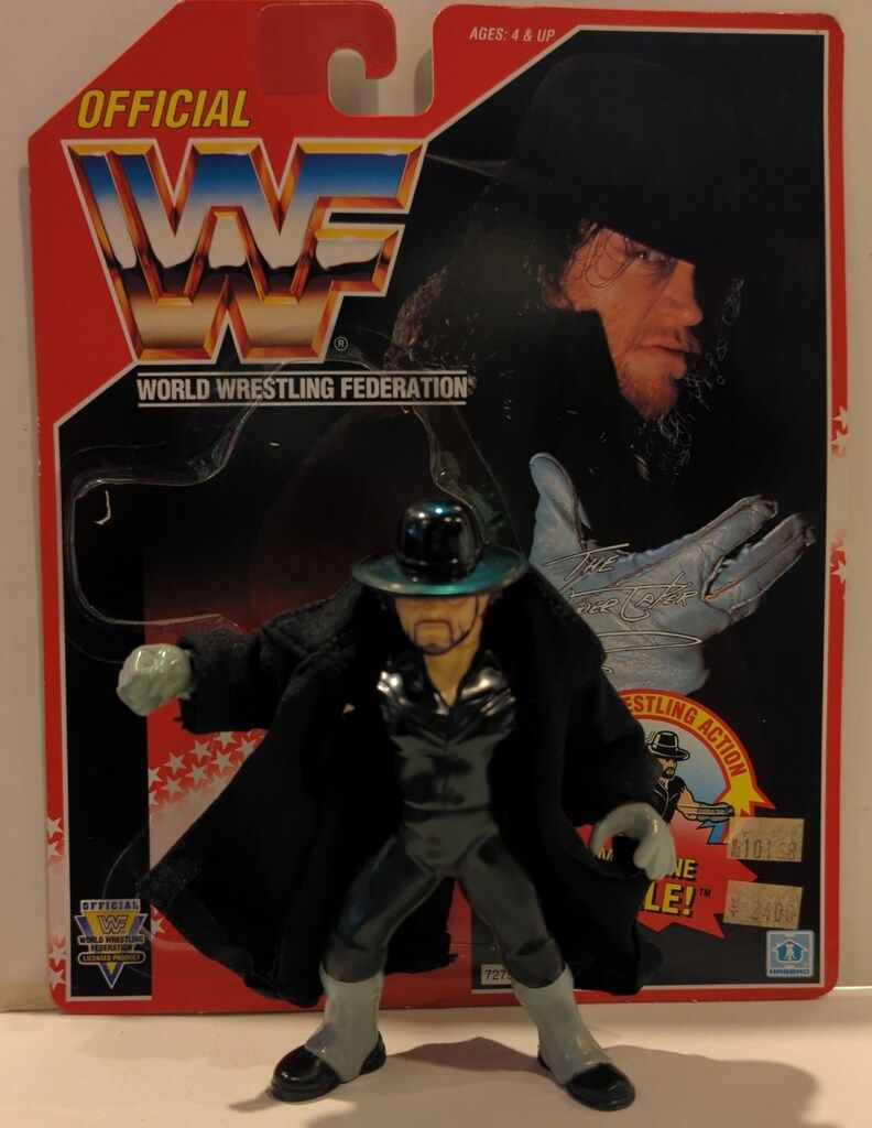 HASBRO OFFICIAL WWF アンダーテイカー WWF Undertaker Hasbro (Red