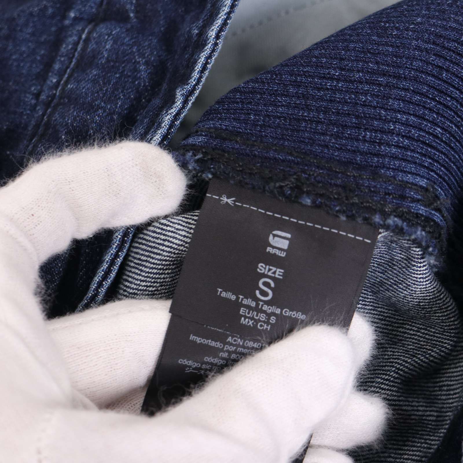 G-STAR RAW ジースター ロウ 【MOTAC-X MOTO UNI SLIM JKT】リブ切替