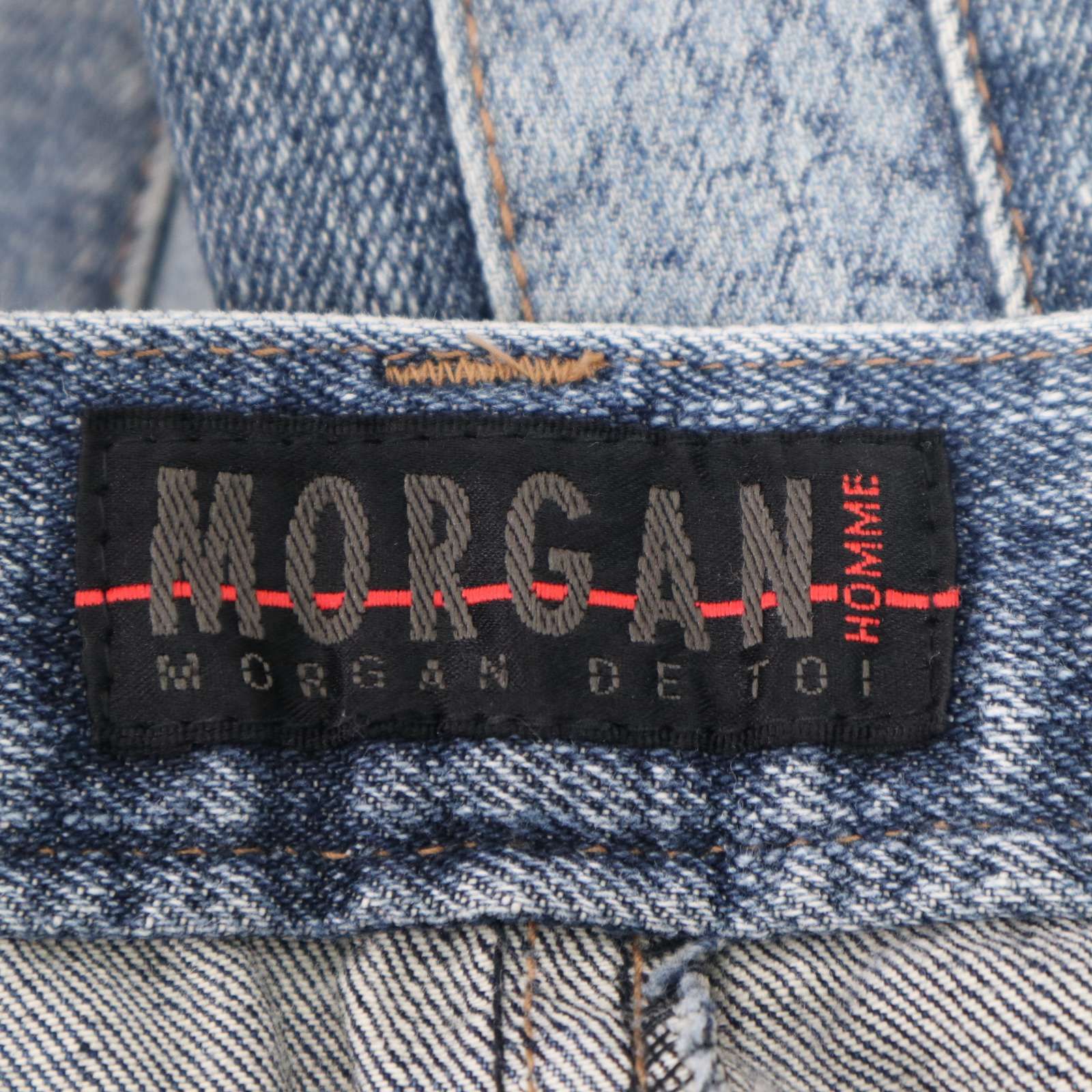 デニム モルガンオム ブーツ Y2K 00s MORGAN HOMME モルガン オム USED 