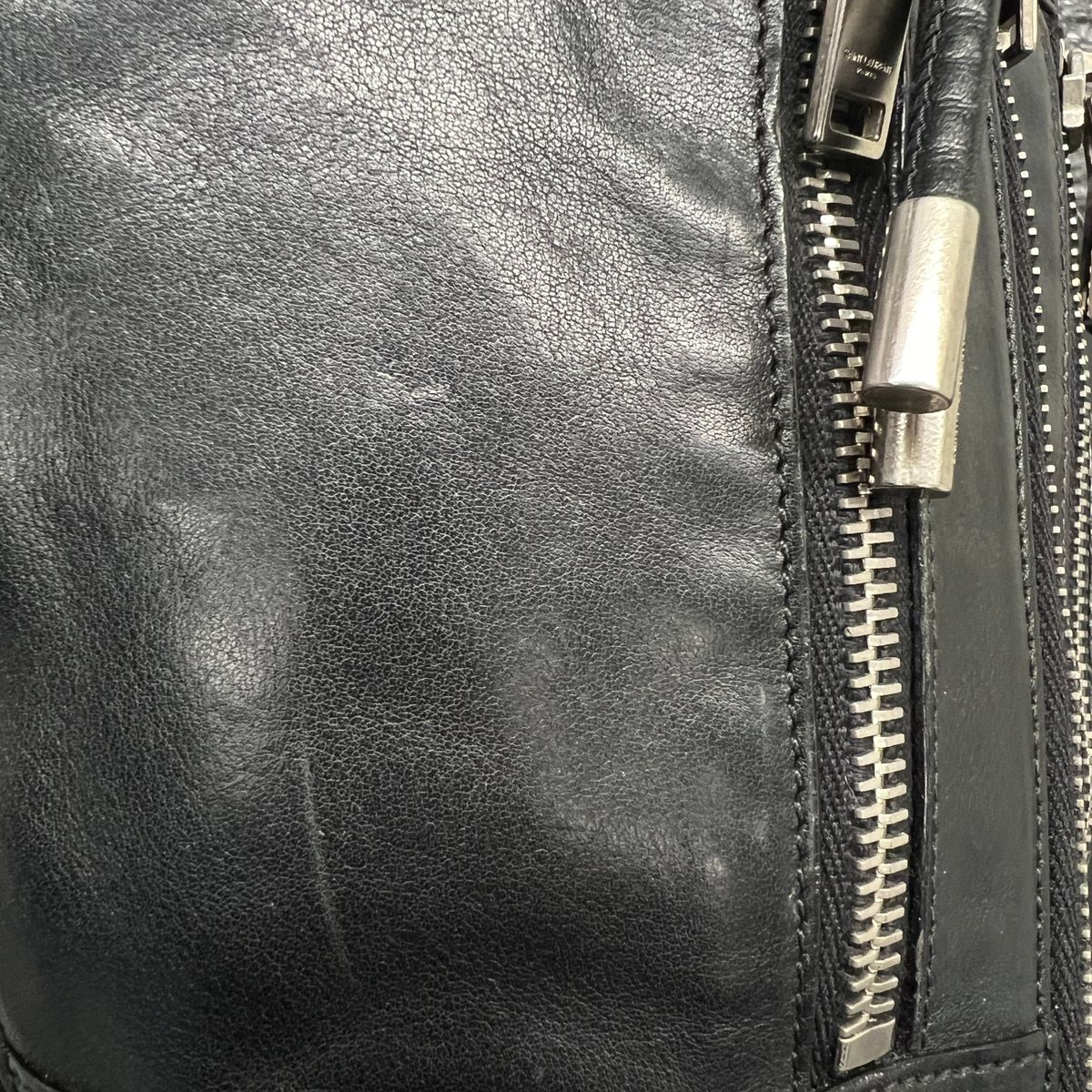 SAINT LAURENT 希少 サンローラン エディ期 ライダース バケット