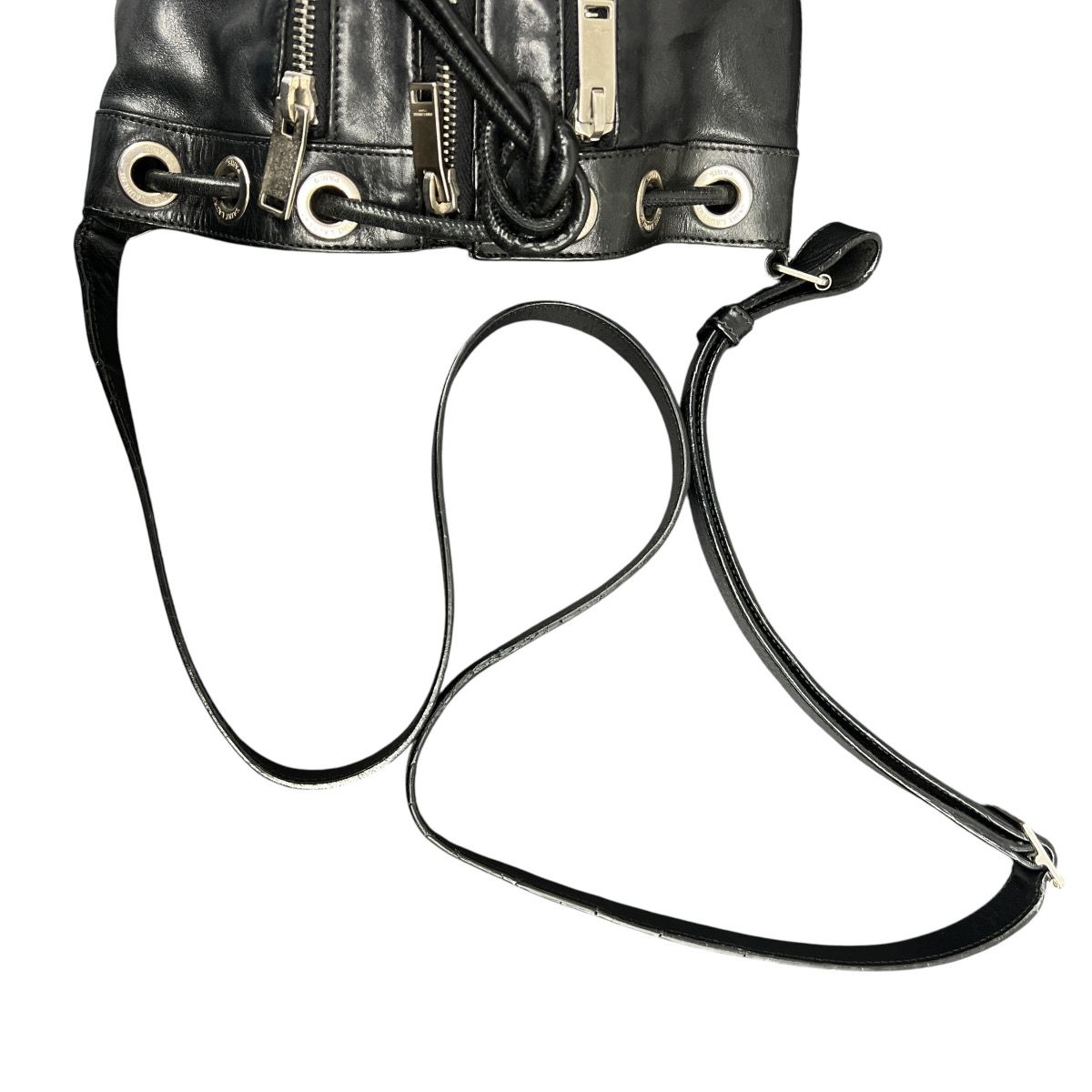 SAINT LAURENT 希少 サンローラン エディ期 ライダース バケット