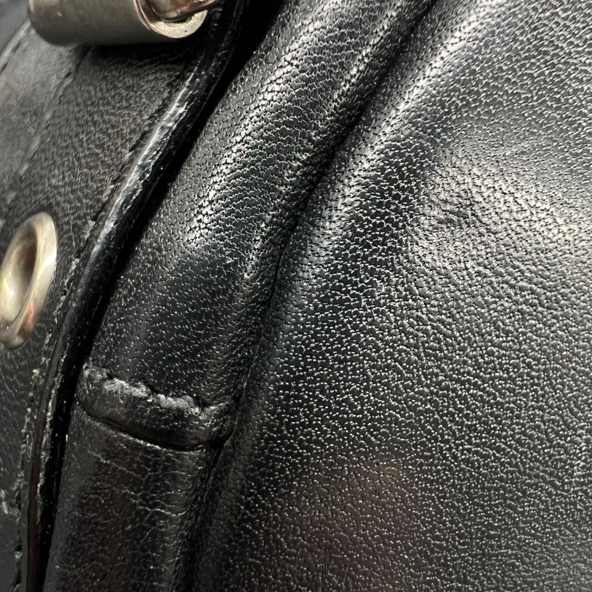 SAINT LAURENT 希少 サンローラン エディ期 ライダース バケット