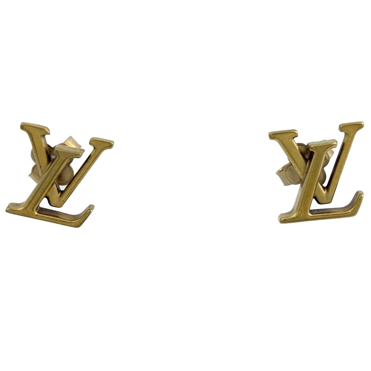ルイ・ヴィトン Louis Vuitton ピアス LV アイコニック ロゴ ピアス GP 