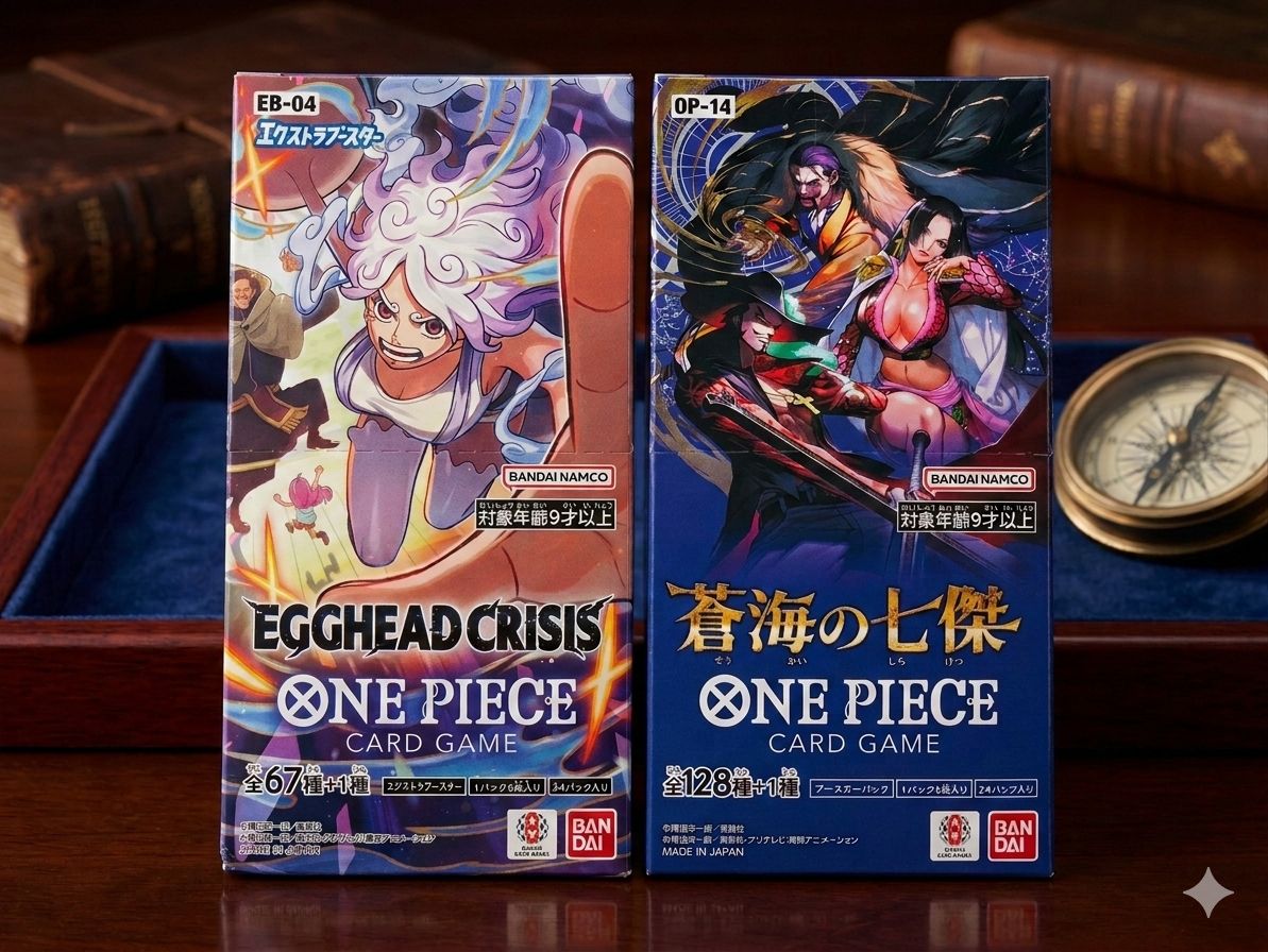 ✓【新品未開封テープ付】ワンピースカード 2BOXセット エッグヘッド