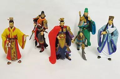 中古】フィギュア 三国志オリジナルフィギュア5体セット ｢三国志｣ 週刊