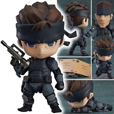 中古】フィギュア ねんどろいど ソリッド・スネーク 「METAL GEAR