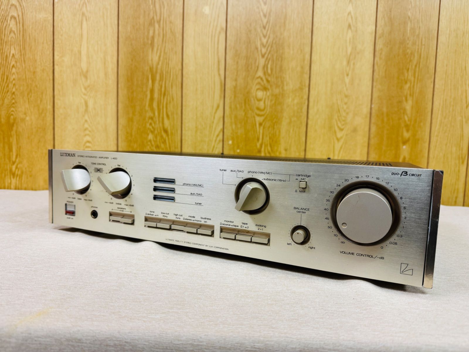 LUXMAN L-400 プリメインアンプ LUXMAN プリメインアンプ L－400 LUXMAN L-400プリメイン