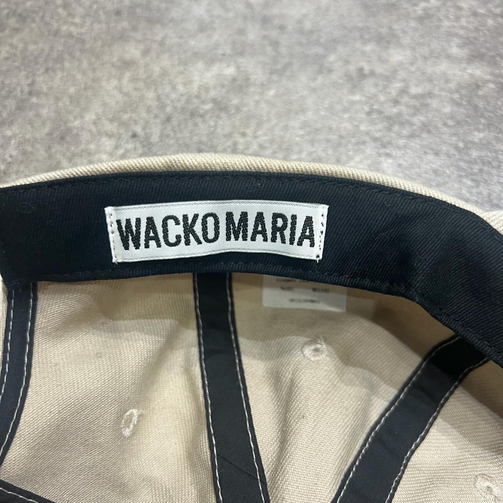 WACKO MARIA 6PANEL CAP 刺繍キャップ キャップ ワコマリア 25SSE-WMA 