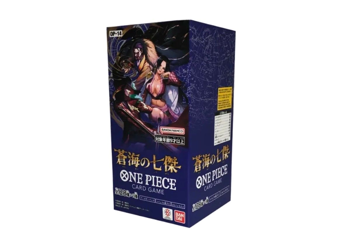✓【新品未開封テープ付き】ONE PIECE ワンピースカード 蒼海の七傑 OP
