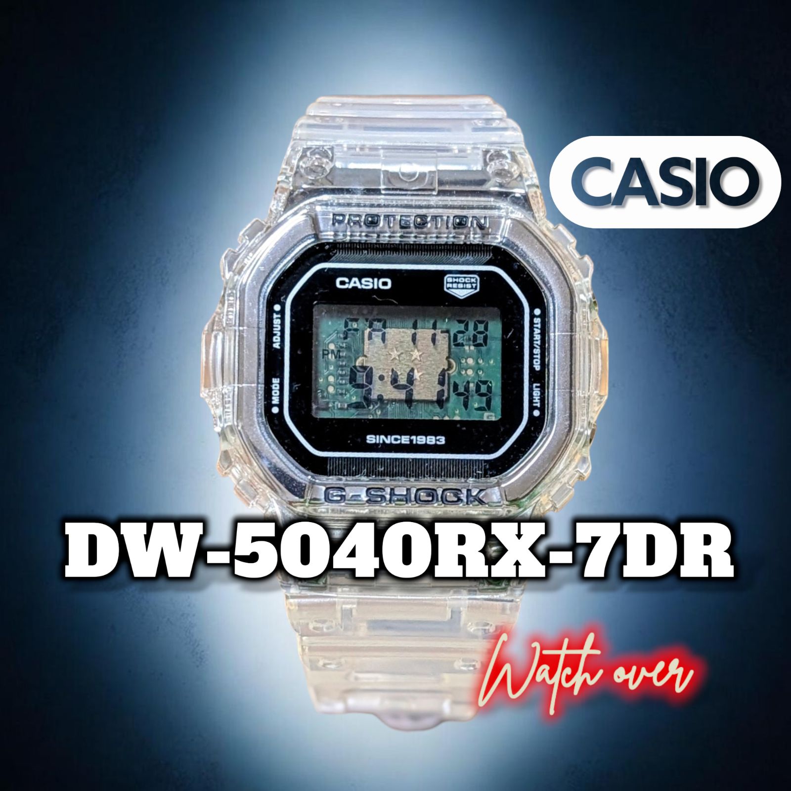 新品は希少 DW-5040RX-7DR 40周年 生産終了 dw5040rx スケルトン g 
