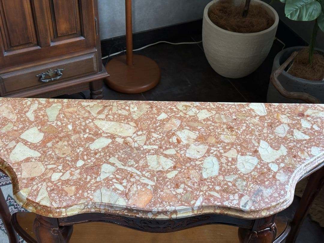 コンソールテーブル サイドテーブル 大理石 ヨーロピアン クラシック