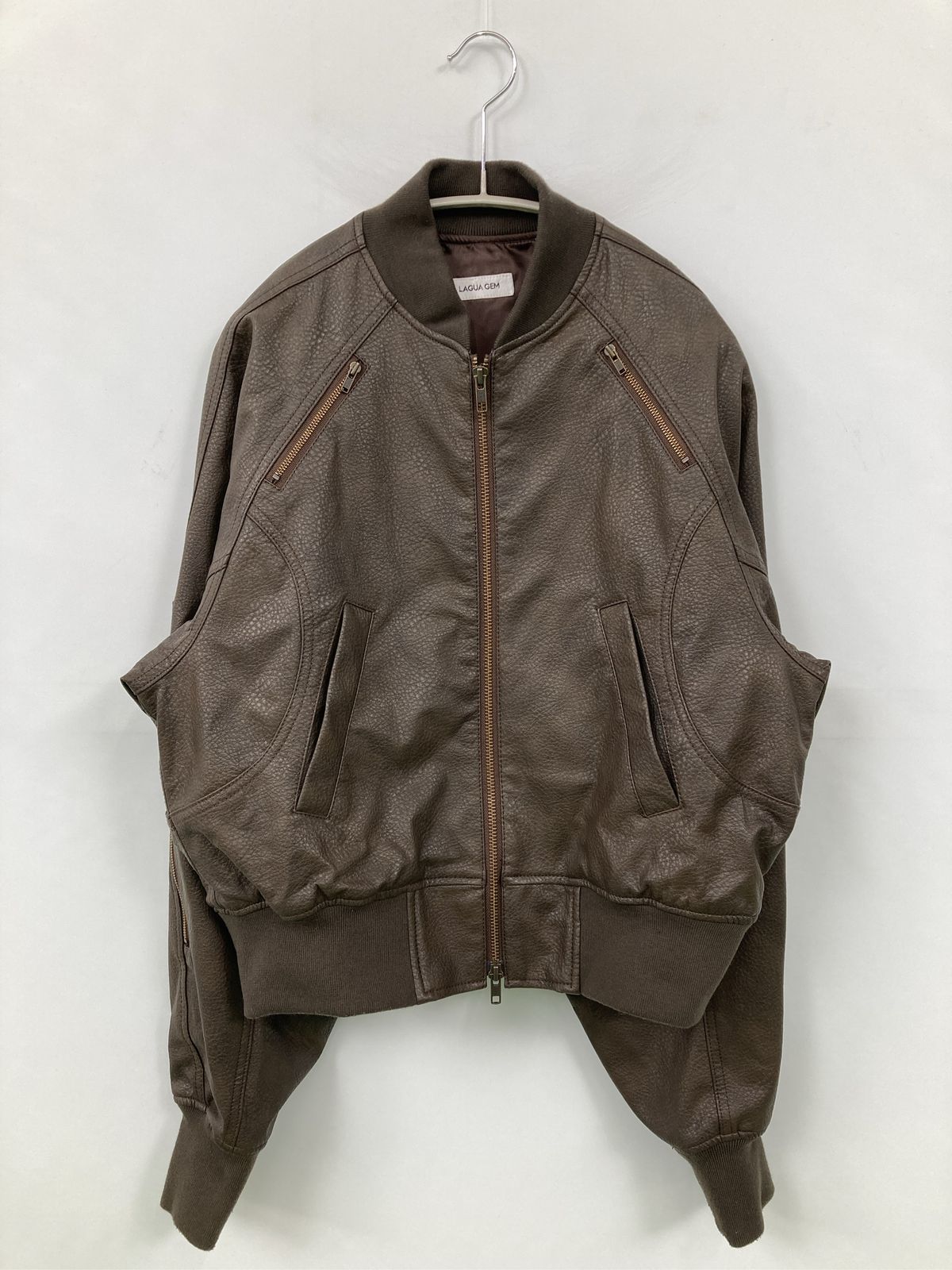 LAGUA GEM ラグアジェム レザージャケット FREE ブラウン - メルカリ