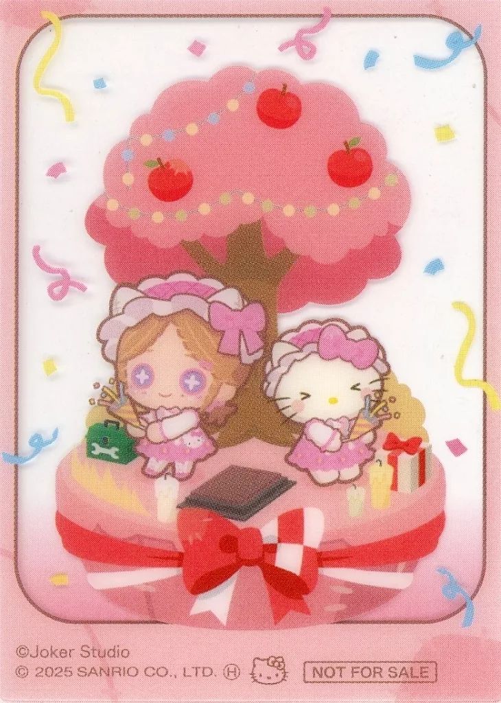 中古】キャラカード 庭師(エマ・ウッズ)×ハローキティ ミニクリア