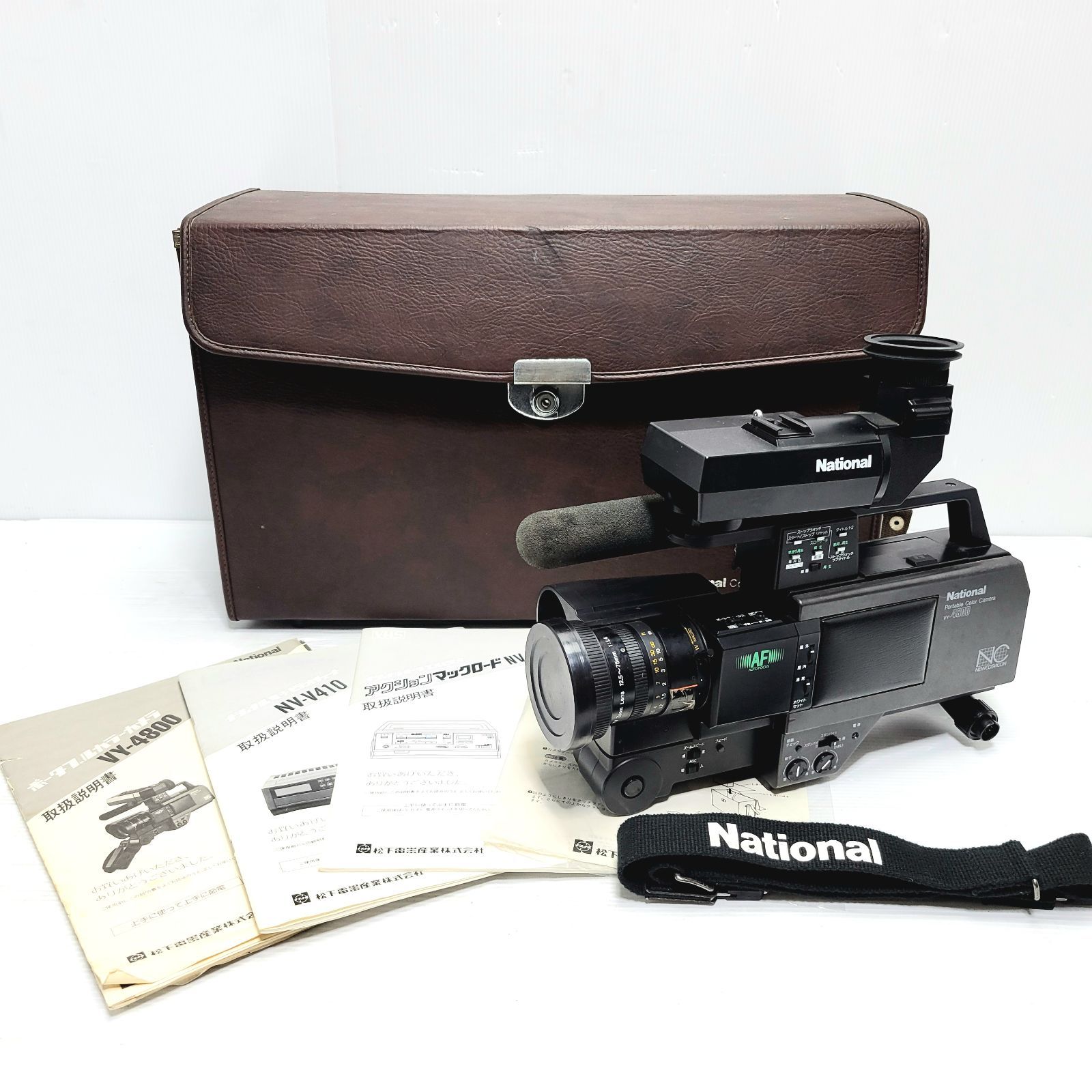 正常動作品】National ポータブルカラーカメラ VY-4800 ケース付き