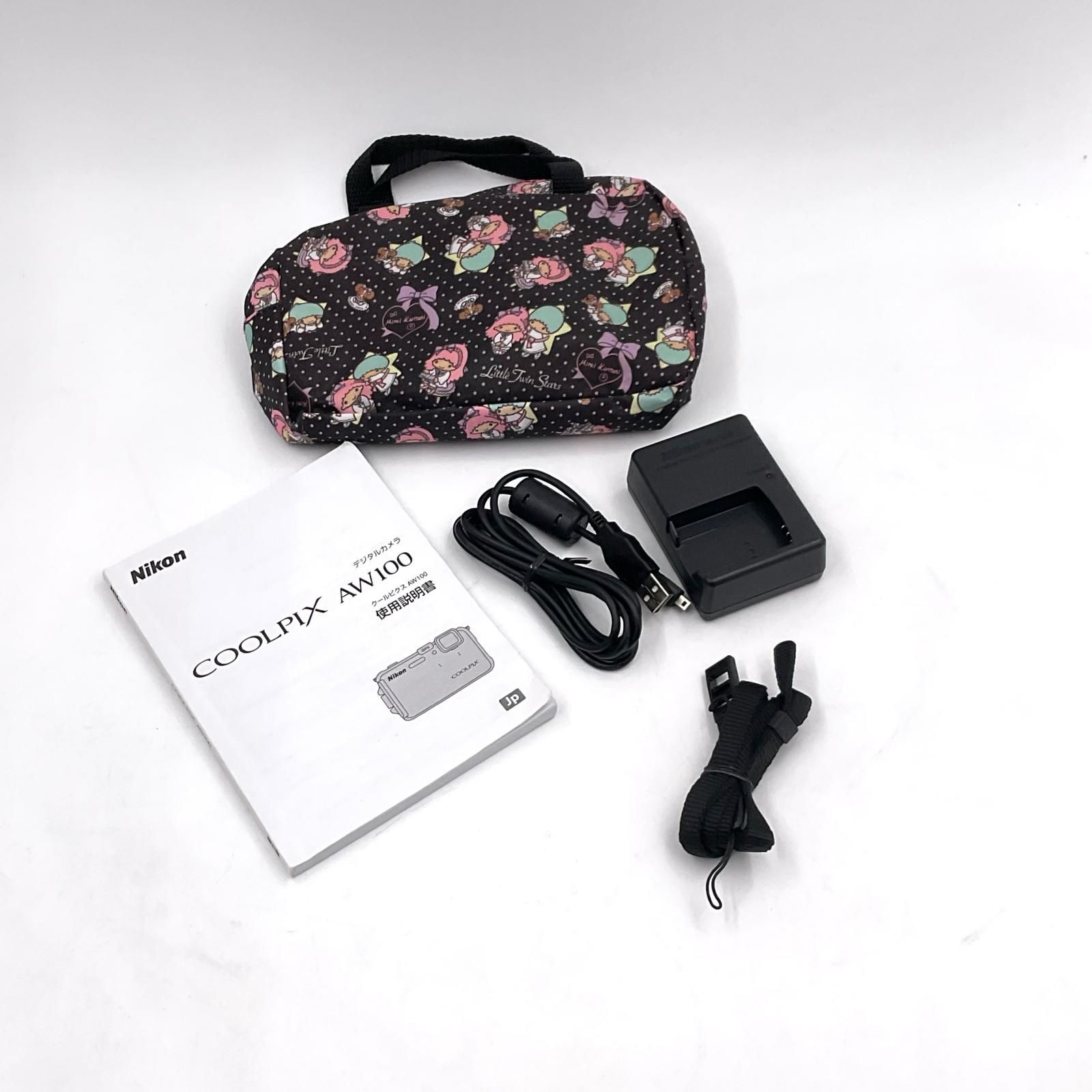 Nikon コンパクトデジタルカメラ COOLPIX AW100 美品 動作確認済【全額 